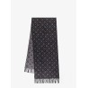 T Monogram Oblong wool and cashmere scarf