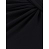 Delia stretch fabric skirt