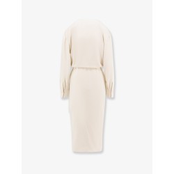 Silk blend long dress