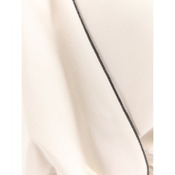 Silk blend long dress