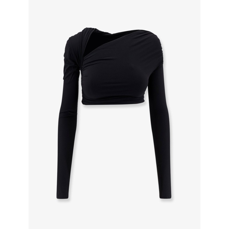 Gabi stretch fabric top