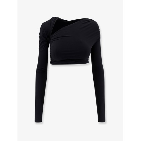 Gabi stretch fabric top