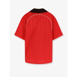 Nylon T-shirt with embroidered logo on the front