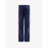 Chenille trousers with iconic side stripes