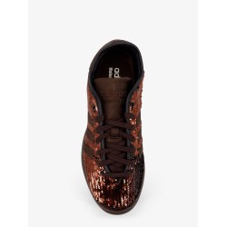 Nylon sneakers with all-over sequins