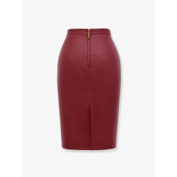 Cassandra leather skirt