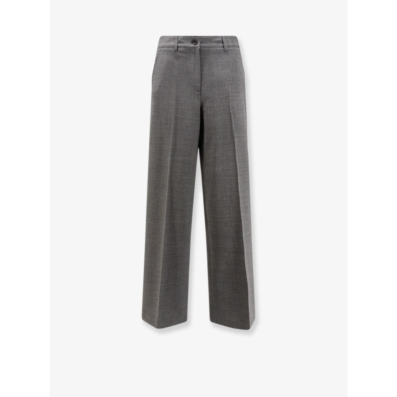 Wool blend trousers