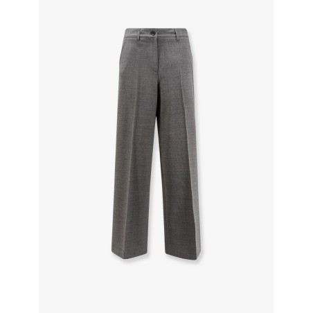 Wool blend trousers
