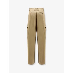 Cotton and wool cargo trousers
