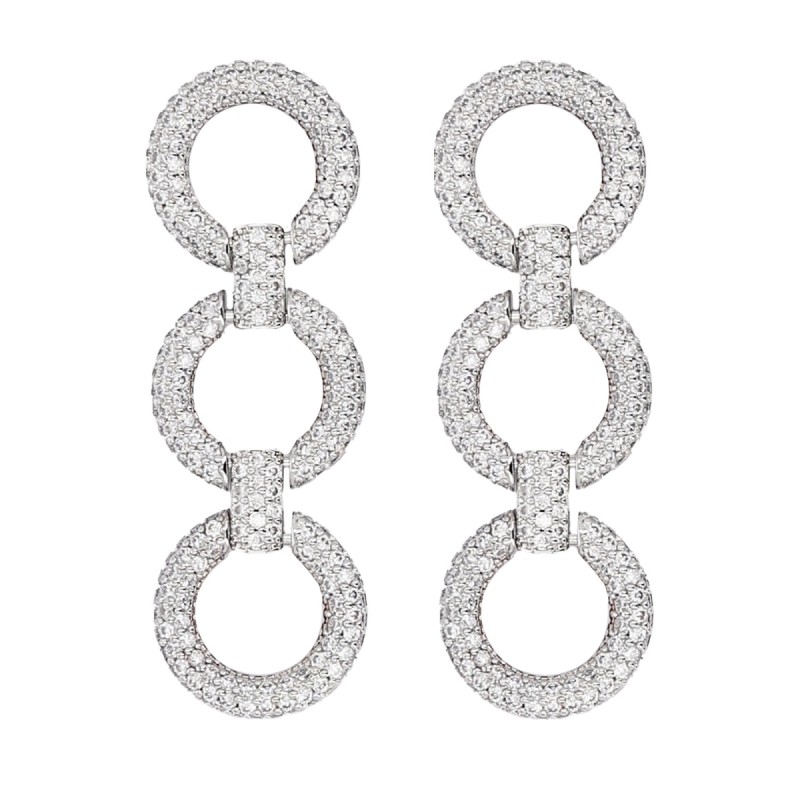 EARRINGS WITH CRYSTALS