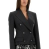 DOLCE DOUBLE-BREASTED JACKET WITH DG LOGO BUTTONS