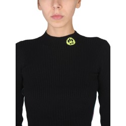 TOP WITH LOGO AND COLORED BANDS