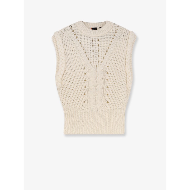 Fastina wool and alpaca blend vest