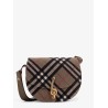 Bridle Canvas and Leather Check Shoulder Bag