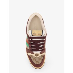 GG fabric leather sneakers
