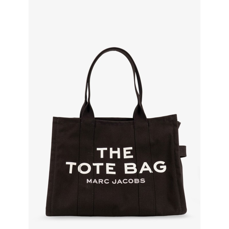Canvas shopping bag with frontal logo