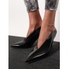 Patent leather pumps