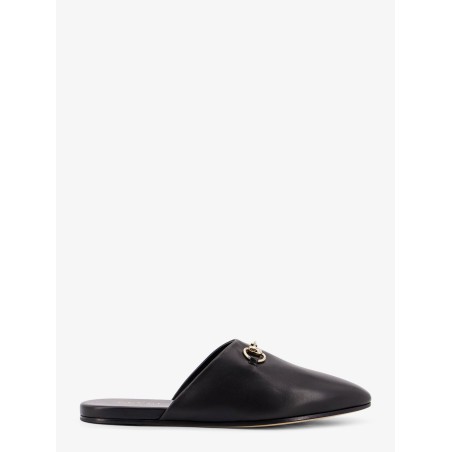 Leather sabot with Horsebit