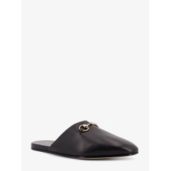 Leather sabot with Horsebit