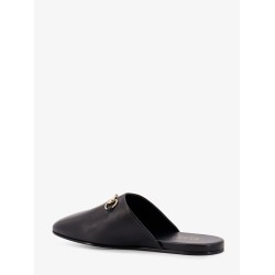 Leather sabot with Horsebit