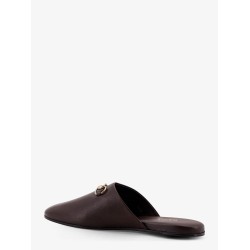 Leather mule with Horsebit