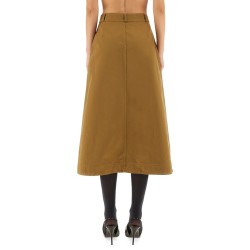 MIDI SKIRT WITH BUTTONS