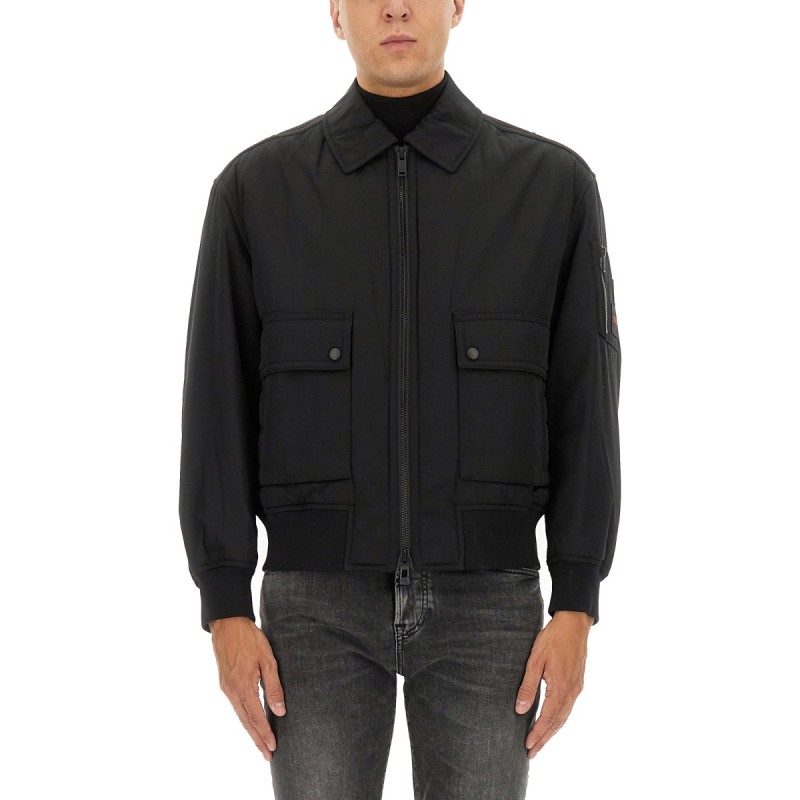 BOMBER JACKET WITH REMOVABLE LINING