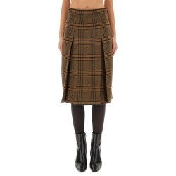 WOOL AND CASHMERE MIDI SKIRT