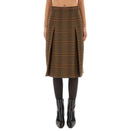 WOOL AND CASHMERE MIDI SKIRT
