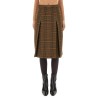 WOOL AND CASHMERE MIDI SKIRT