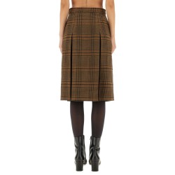 WOOL AND CASHMERE MIDI SKIRT