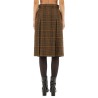 WOOL AND CASHMERE MIDI SKIRT