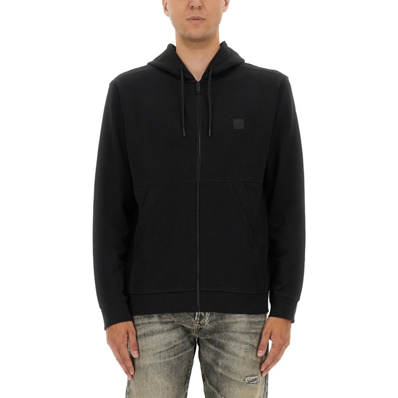 COTTON SWEATSHIRT WITH LOGO