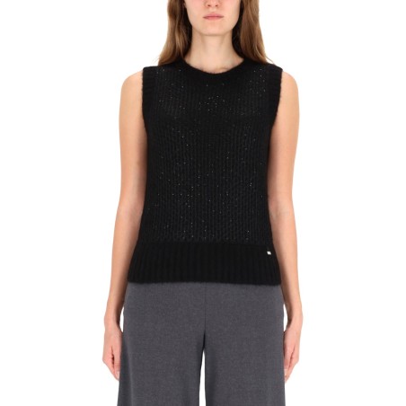 METALLIC EFFECT SEQUINED VEST