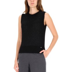 METALLIC EFFECT SEQUINED VEST