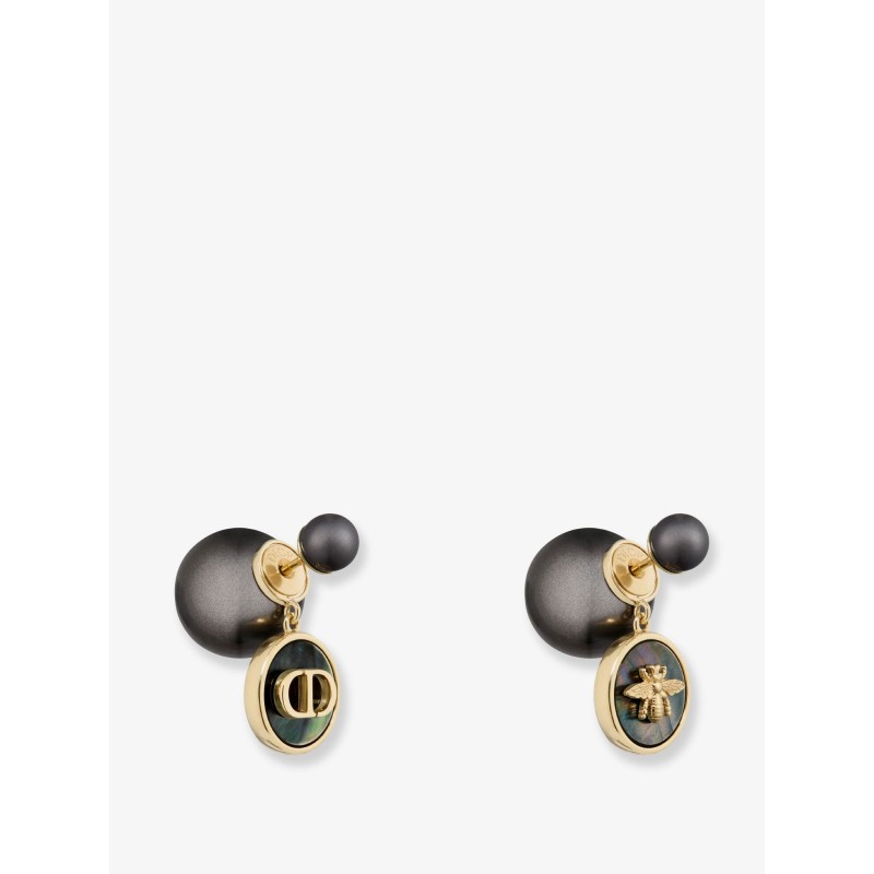 Dior Tribales metal earrings with gold finish