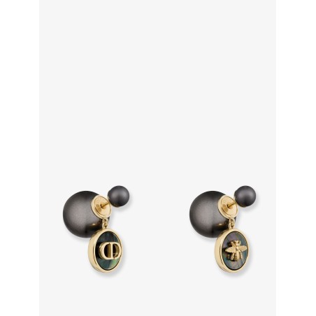 Dior Tribales metal earrings with gold finish
