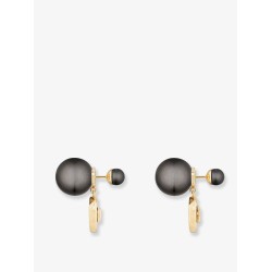 Dior Tribales metal earrings with gold finish