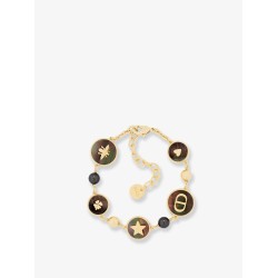 D-Luck metal bracelet with gold finishes