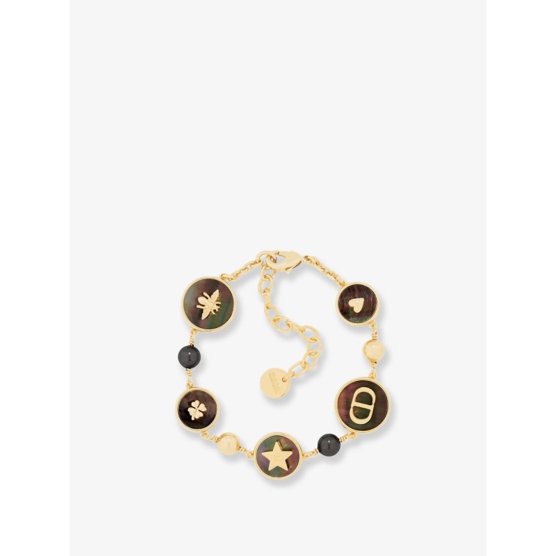 D-Luck metal bracelet with gold finishes