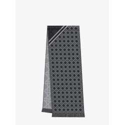 Cannage Jacquard wool scarf