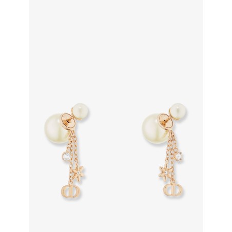 Dior Tribales metal earrings with gold finishes