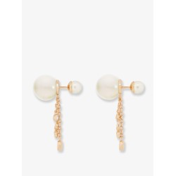 Dior Tribales metal earrings with gold finishes