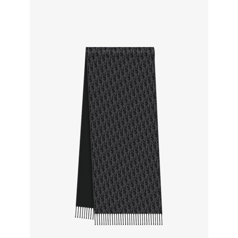 Wool and cashmere scarf