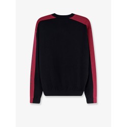 Cotton sweater with logo on the front