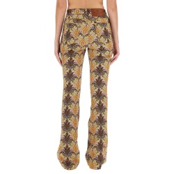 PAISLEY PRINT JEANS
