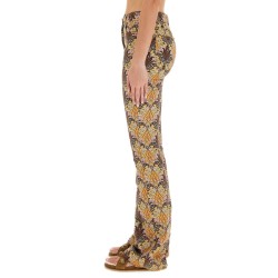 PAISLEY PRINT JEANS
