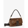 Baguette® printed pony-effect calfskin bag