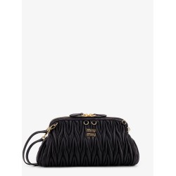 Matelassé leather crossbody bag