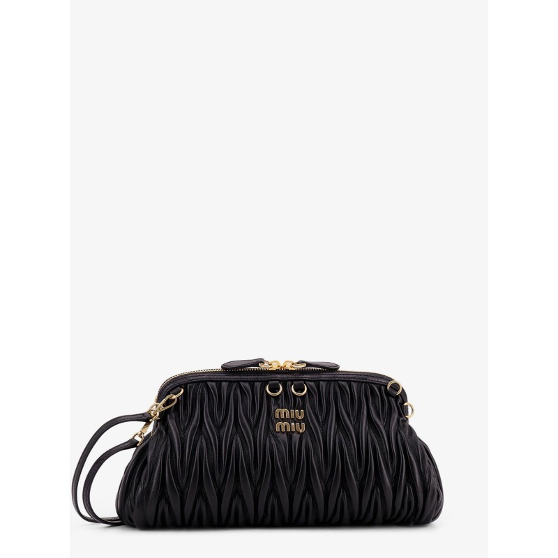 Matelassé leather crossbody bag